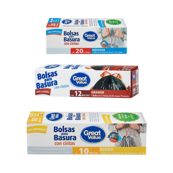Bolsa Great Value c/cintas