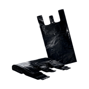 Bolsa de asa plástico negra