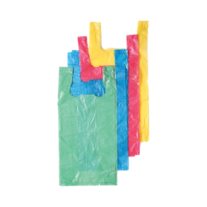 Bolsa de asa polipapel de color